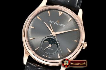 Jaeger Le Coultre Master Ultra Thin Moonphase RG/LE Grey ZF 1:1 MY9015