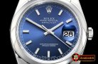Rolex Datejust 36mm Oyst Dome 904L SS/SS Blue Lume ARF A3135