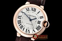 Cartier Balon Bleu Midsize Wrapped RG/LE White BP Swiss 2671
