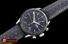 Oris Calobra Chronograph Ltd Ed PVD/SS/LE Blk Jap Qtz
