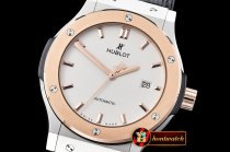 Hublot Classic Fusion Bang 42mm RG/SS/LE Wht JJF A2892 Mod