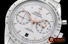 Omega Speedmaster Chronograph SS/SS Wht/R JHF A7750 Mod9300