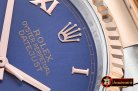 Rolex Datejust DJ 36mm Oyst Flt RG/SS Blue Rmn BP A3135 Mod