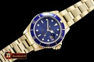 Rolex Submariner 16618 YG/YG Blue BP Ult A3135 Mod