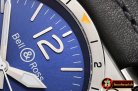 Bell & Ross BR03-93 GMT 42mm Automatic SS/LE Blue Asia 2836