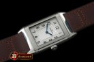 JL079B - Reverso Classique SS/LE White Num Jap Qtz