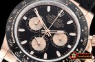 Rolex Daytona 116515 CER/RG/LE Blk/Stk OMF A4130 Mod