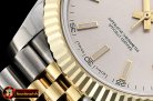 Rolex Datejust DJ2 41mm Jub Flt Wrap YG/SS Grey Stick BP Asia 2836