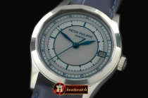 PP0177B - 5296 Calatrava SS/LE White Jap Miyota 9015