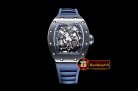 RM090D - RM055 Bubba Watson Tourbillon CER/VRU Blue Custom Movt