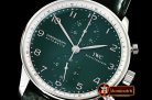 IWC Portuguese Chrono "150 Years" SS/LE Green YLF A7750