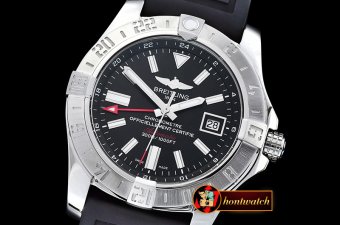 Breitling Avenger II GMT A3239011 SS/RU Black GF A2836