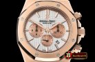 Audemars Piguet Royal Oak Chronograph 26331ST RG/LE Wht OMF A7750
