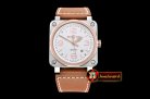 Replica Bell & Ross BR03-92 SS/LE RG Bez White/Rose Gold Miyota
