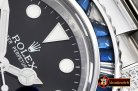 Rolex GMT II Red/Blue Rubies SS/SS Blk BP A3186 Mod