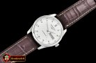 Longines Master Collection DayDate SS/LE LGF White/Diams A2836