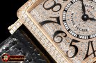 Franck Muller Master Square 6002 Midsize RG/LE Diams GF - Swiss Qtz
