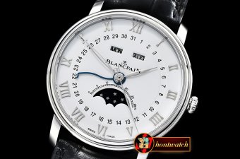 Blancpain Villeret Complications SS/LE White OMF Miyota 9015 Mod