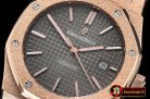 Audemars Piguet Royal Oak 15400 Frosted RG/RG Grey Asia 21J Mod 3120