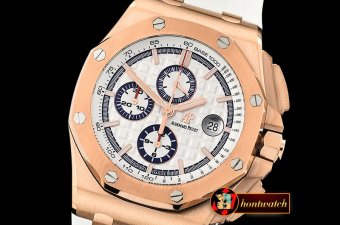 Audemars Piguet ROO Le Byblos Saint-Tropez RG/RU White JF A3126 Mod