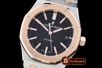 Replica Audemars Piguet Royal Oak Ref.15450 37mm RG/SS Black JF