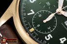 IWC Pilot Chrono Spitfire IW387902 Brz BR/LE Grn ZF A7750