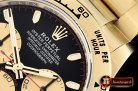 Rolex Daytona 116518 YG/YG Black/Stk ARF V2 A4130 Mod