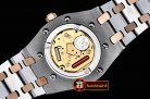 Audemars Piguet Royal Oak Ladies 33mm Diams RG/SS Wht JF Swiss Q