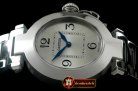 CAR0314A - Pasha Ladies SS/SS White Swiss Ronde Quartz