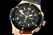 Replica Hublot Big Bang Chrono 41mm RG/RU CF Black A-7750 Sec@3