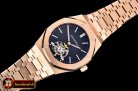 Audemars Piguet Royal Oak Extra Thin Tourb RG/RG Blue JF Flying Tourb
