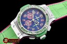 Hublot Big Bang Pop Art 38mm SS/LE Blue/Green Bez OS20 Qtz