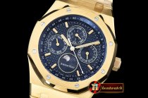 Audemars Piguet Royal Oak Perpetual Calendar 26574 YG/YG Blue JF