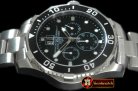 TAG0282B - Aquaracer Big Date Chrono SS/SS Black Jap OS Qtz