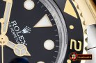 Rolex GMT II Ref.116713 YG/SS Black BP A3186 Mod