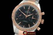 OMG0372B - Speedmaster Moon Watch SS/RG Black Stick A-7750