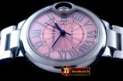 CAR0331B - Ballon De Cartier Ladies SS/SS Pink Roman Miyota