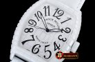 Franck Muller Curvex Croco White CER/LE White Asia 2813