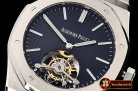 Audemars Piguet Royal Oak Extra Thin Tourb SS/SS Blue JF Flying Tourb
