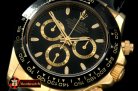 Replica Rolex Daytona 116528 YG/LE Black Stk A-7750 Sec@6 28800