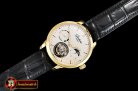 Glashutte Senator Tourbillon PR YG/LE White Stk Asia Tourbillon