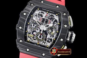 Richard Mille RM011-03 Flyback Chrono FC/RU (Red) KVF A7750 Mod