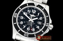 Breitling SuperOcean II 44mm SS/SS Black/Num GF Asia 2824