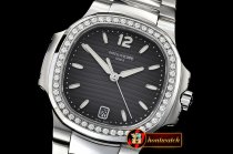 Patek Philippe Nautilus 33mm Diam SS/SS Grey PF Miyota 9015
