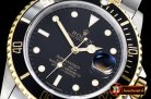 Rolex Submariner 16613 YG/SS Black BP Ult A3135 Mod