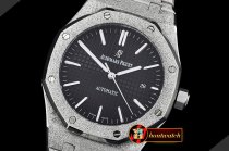 Audemars Piguet Royal Oak Jumbo 15400 Frosted SS/SS Black Asia 2