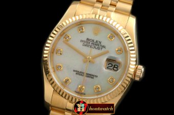 RDJ0257 - 116238 MOP White Diam FG Swiss 2836