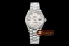 Rolex DateJust Ladies 28mm Pres Dm SS/SS Grey/St D BP A2671