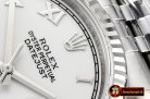 Rolex Datejust Man DJ 36mm Jub Fluted SS/SS Wht Roman ARF A3135
