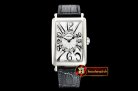 Franck Muller Long Island Ladies 952QZ SS/LE (Blk) Wht GF Swiss Qtz